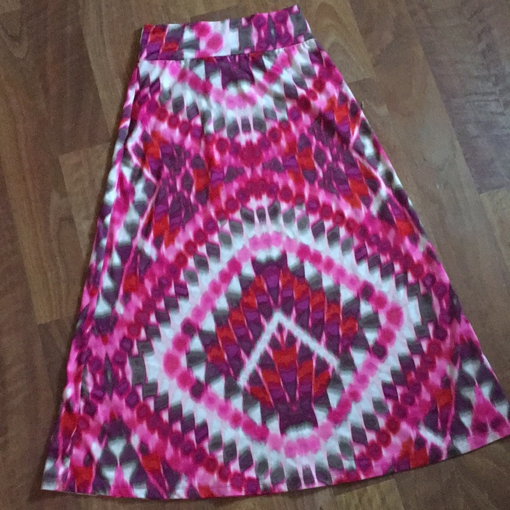 Like new multi colored by & by Maxi skirt